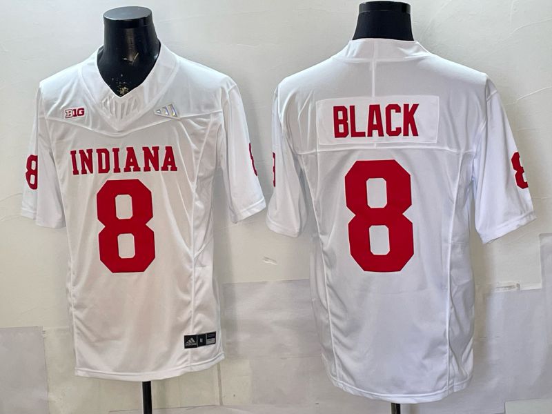 Men 2026 Ohio State Buckeyes #8 Black White 3th generations Limited NCAA Jersey 07->ncaa teams->NCAA Jersey